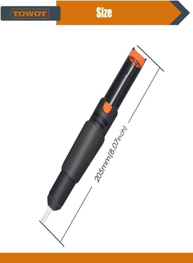 TOWOT Desoldering Pump Solder Sucker,3PCS Desoldering Vacuum Pump Solder Remover Tool - Image 2
